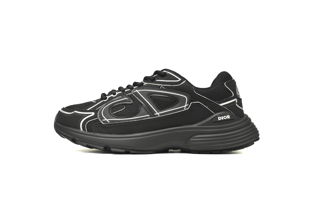 a726015b0fba3b11ba8871beabd7f100 Dior Light Grey 'B30' Sneakers Black 3SN279ZND-H900 - Image 1