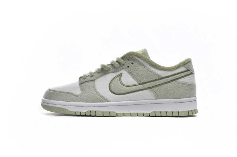 b88cfb3da4c2de21ceac51fa32c9b2ec Nike Dunk Low SE Fleece Pack Honeydew (W) DQ7579-300 - Image 1