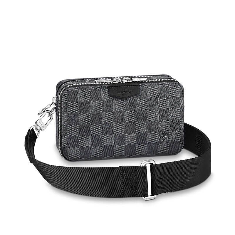 b92a2ede1ead0fc819897afd7d21ef46 LV Alpha Wearable Wallet - Image 1