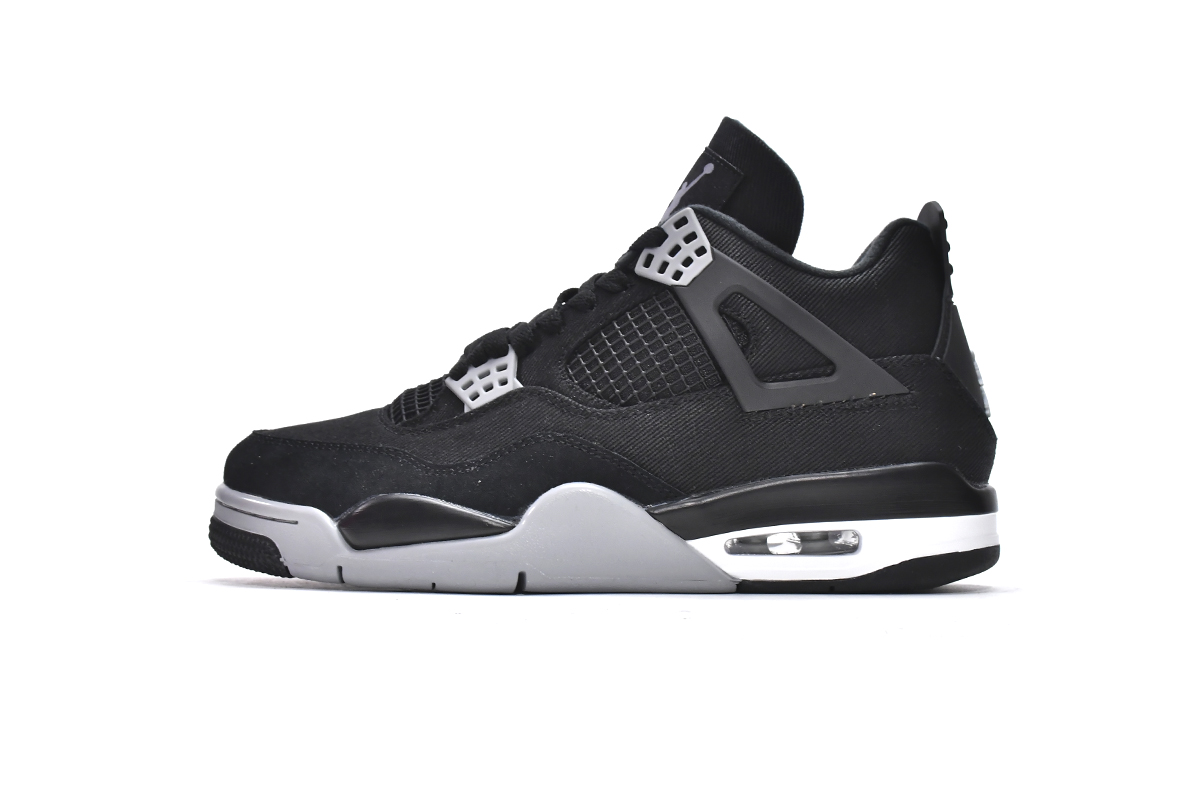 bae47e4ff6d5f17e984be089aa5dde2e Air Jordan 4 Retro SE Black Canvas DH7138-006 - Image 1