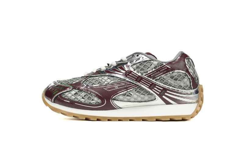 bba67a63e9b75280e3a8412ee3ce7353 Bottega Veneta Orbit Sneaker Wine Red - Image 1