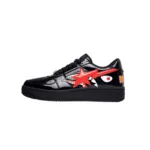 A Bathing Ape Bape Sta Low Shark Black 1H30-191-012-BLK