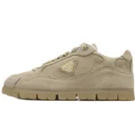 Prada Trail faded suede sneakers Khaki