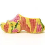 BALENCIAGA Pool Croc Watermark Yellow 677389 W1S8F 7053