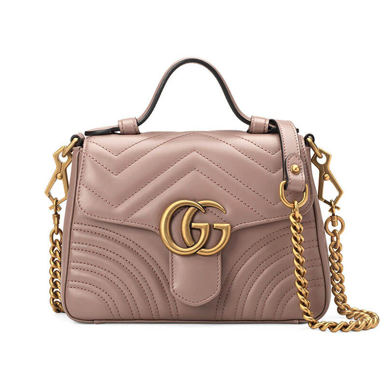 c08cb1d8f34452e2213e81c528118992 Gucci GG Marmont Mini Top Handle Bag - Image 1