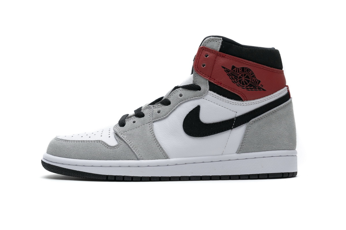 c31b43bff3921a2110eef00a0a581660 Air Jordan 1 Retro High Light Smoke Grey 555088-126 - Image 1
