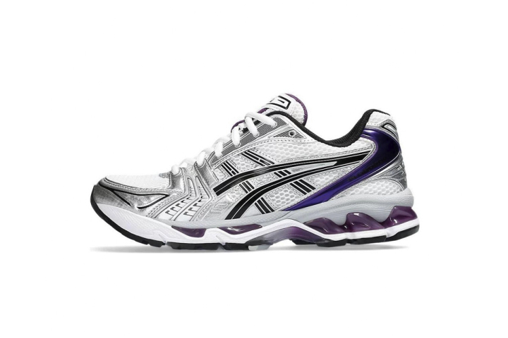 c3f71bbe587cc049842172c7ab739b79 ASICS Gel-Kayano 14 White Dark Grape 1202A056-111 - Image 1