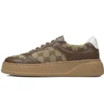 Gucci GG Embossed low-top Brown