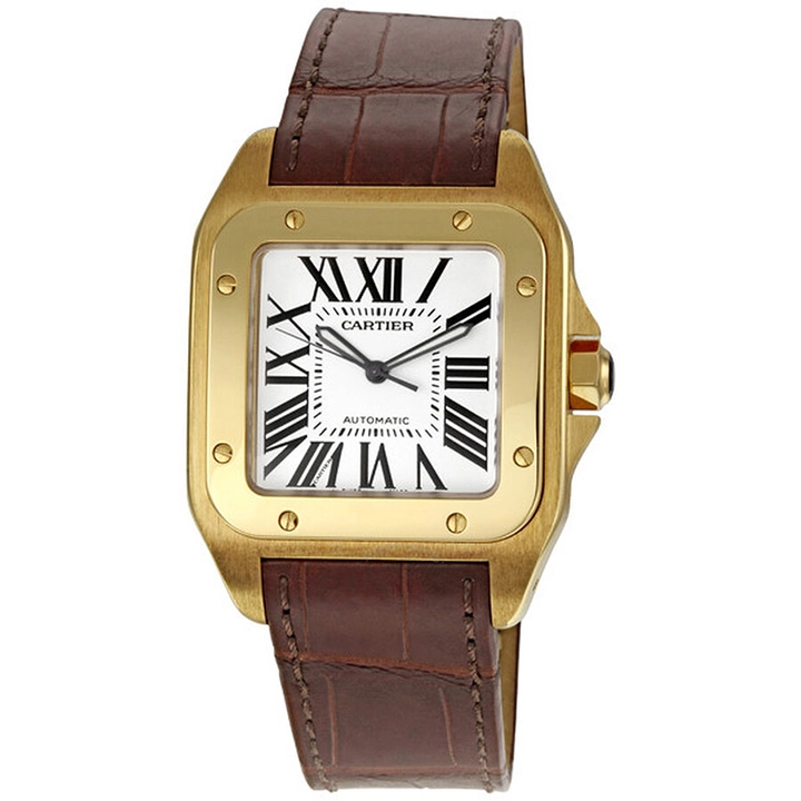 c6a95c4a22009a83e51ff2226127c625 CARTIER santos 18kt Yellow Gold Men's WatchItem -W20071Y1 - Image 1