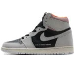 Air Jordan 1 Retro High Neutral Grey Hyper Crimson 555088-018