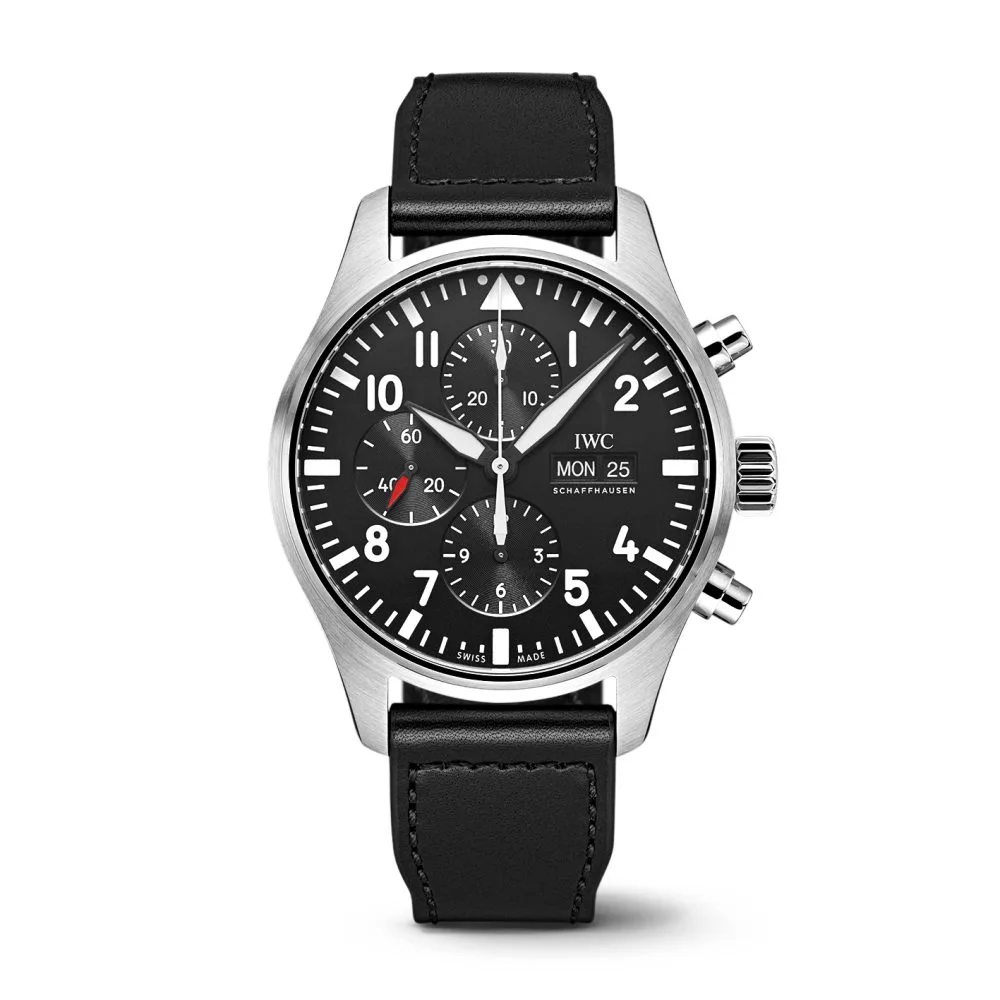 c8bedf0da7e4b6e53af7fce537678230 IWC pilot series IW377709 watch - Image 1