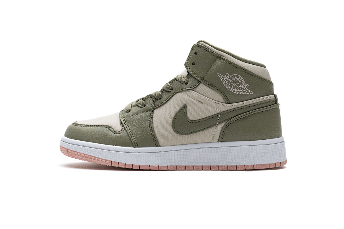 c8c6ab43aa318100582bf579e4ad8fe4 Air Jordan 1 Mid Trooper Bleached Coral (GS) 555112-225 - Image 1