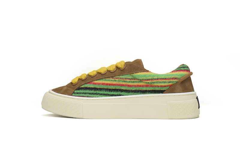 cacc3f57814f6d03cbac4bac82535dbf 3SN272 ZIR1 6536 Denim Tears' B33 Sneakers Release Brown Stripe - Image 1
