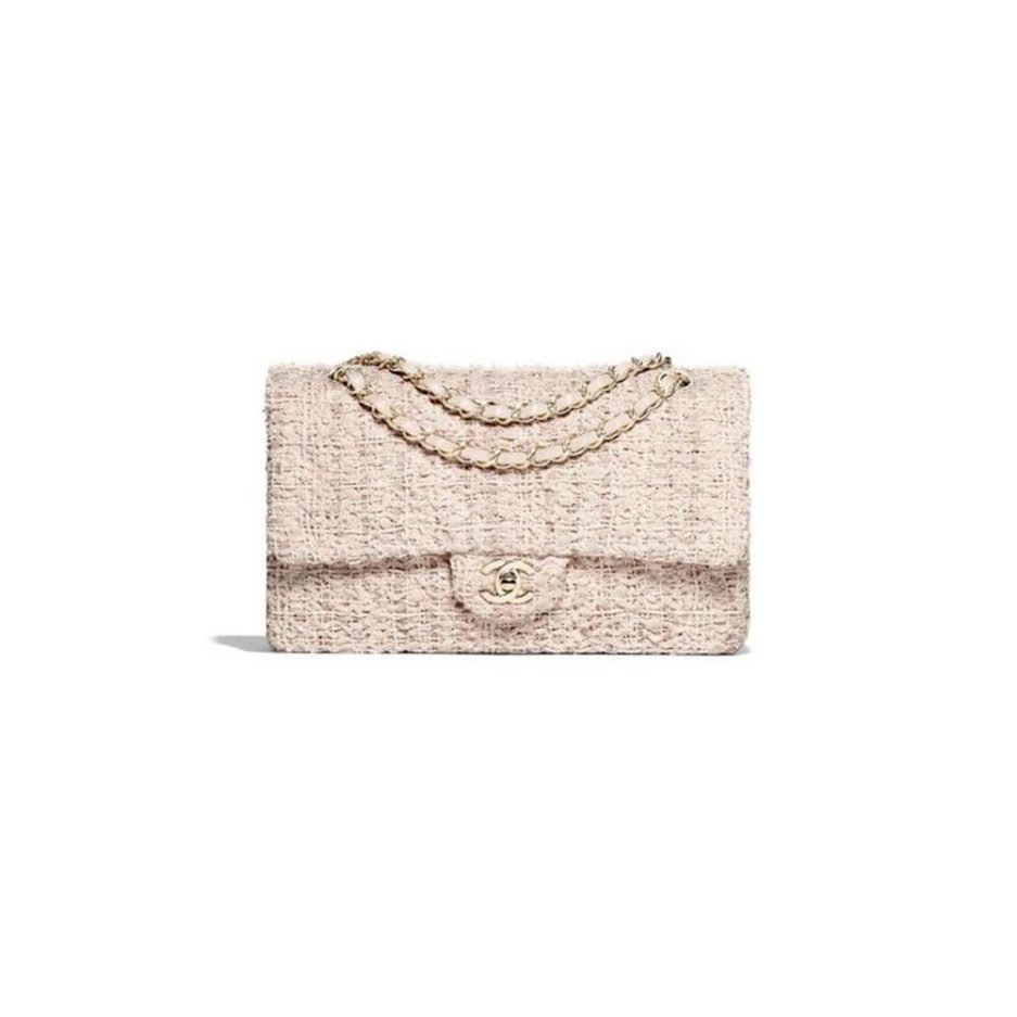 cb6ba0e0e7ef11aa2054cec91d7c995e Chanel Tweed Medium Classic Flap Ba - Image 1