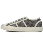 Gucci canvas shoes shell gray