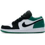 Air Jordan 1 Low White Black Mystic Green 553558-113