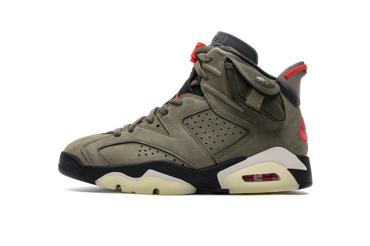 db42ab0ecd82bbb3a4d8ddde62e18dc1 Air Jordan 6 Retro Travis Scott Olive CN1084-200 - Image 1