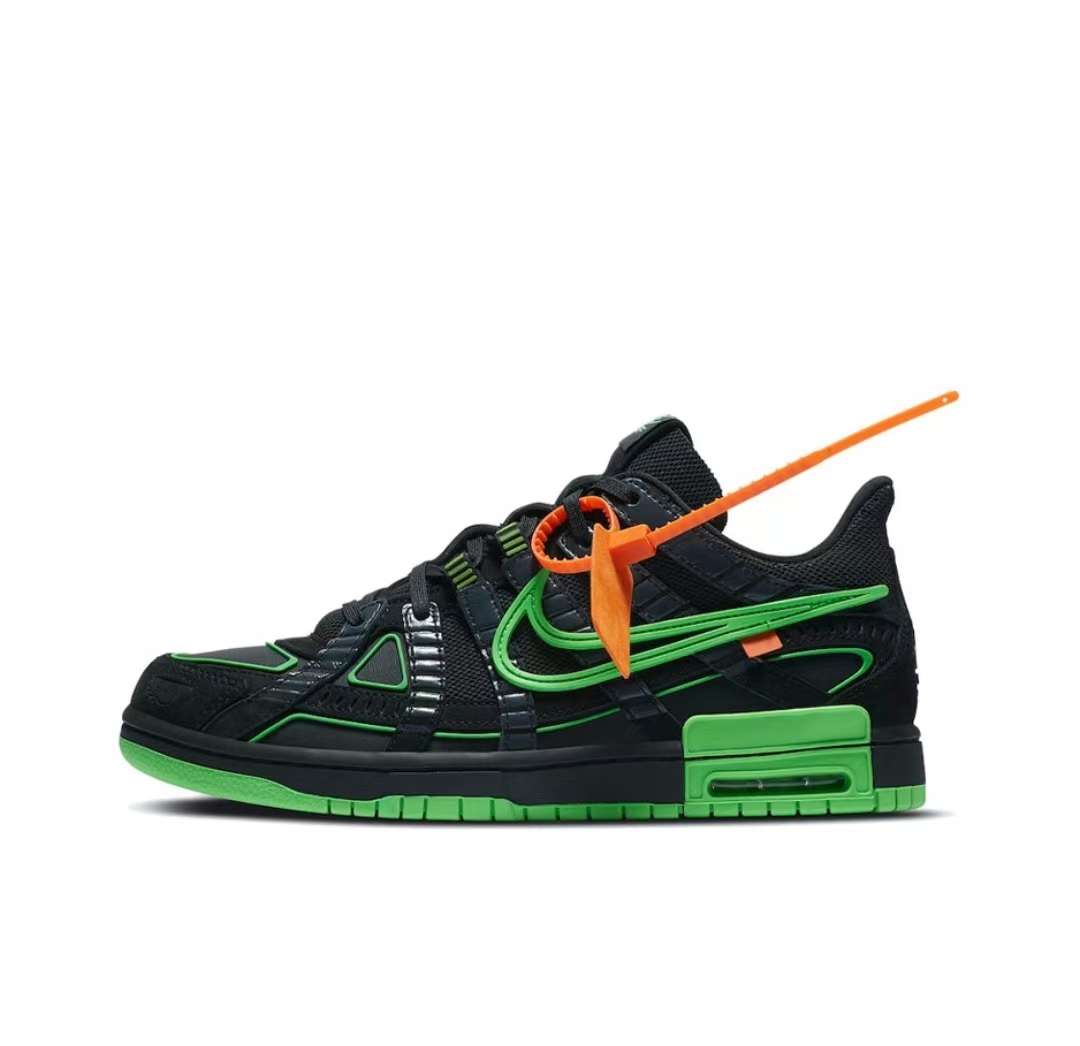 dba26b835e29e6a67324fa6bcbcc6de1 Nike X Off-White Air Rubber Dunk "Green Strike" sneakers - Image 1
