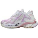Balenciaga Runner White Pink 677403 W3RB3 9059