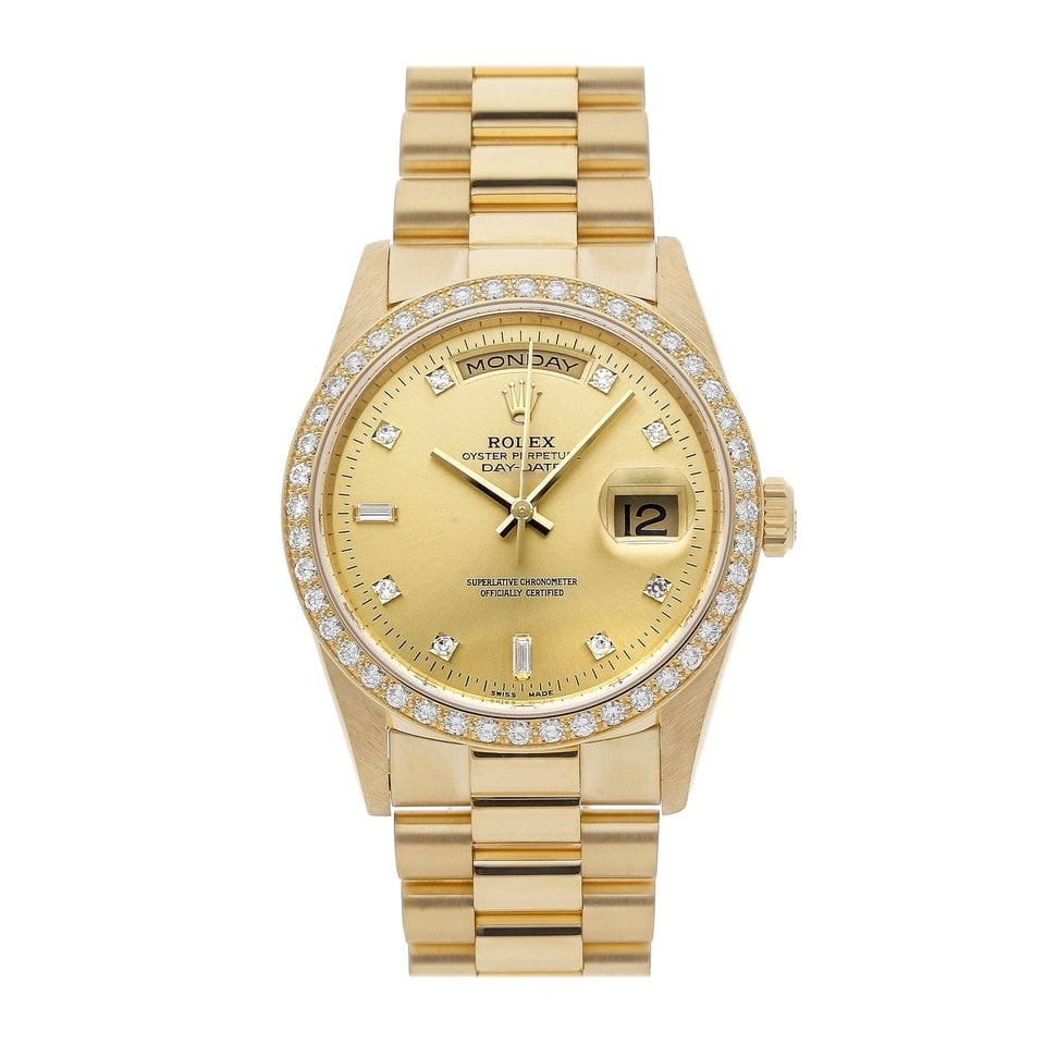df4ad25a81d89db1a45213744de38711 Rolex Day-Date 36-18k yellow gold - Image 1