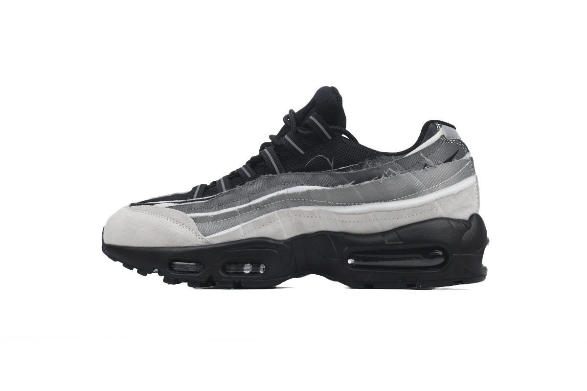 e49bfa2463a78e044e8fa92964f03e96 Nike Air Max 95 Comme des Garcons Black Grey CU8406-101 - Image 1
