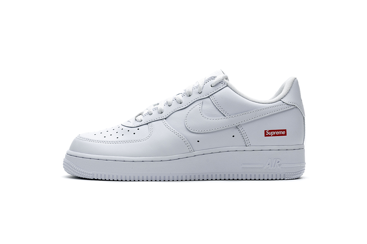 e4bb07ddf19c6891d7642e996b9c54a5 Nike Air Force 1 Low Supreme White CU9225-100 - Image 1
