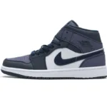 Air Jordan 1 Mid Obsidian Sanded Purple 554724-445
