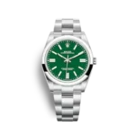 OYSTER PERPETUAL 124300 Series（green dial）