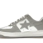 A Bathing Ape Bape Sta Patent Leather White Grey (2023)