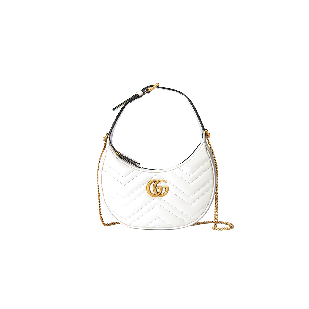 e95db305f21c8cfb87c0f69527c4fbfa GG Marmont half-moon-shaped mini bag - Image 1
