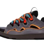 Lanvin Curb Sneaker Grey Orange