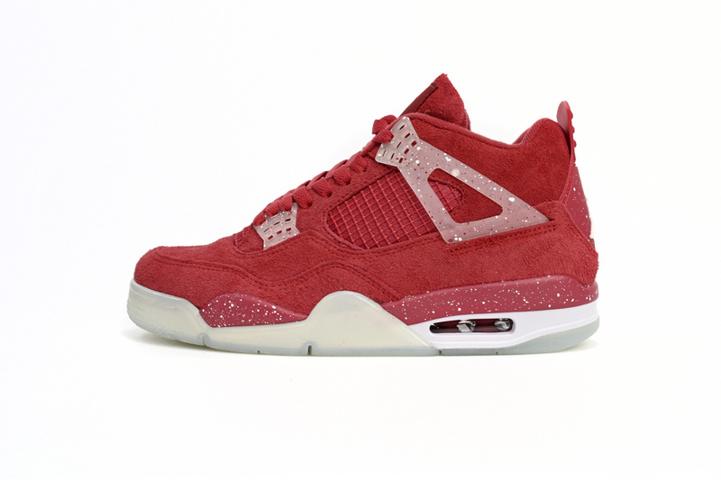 ec5f40f3a33b200a87767fe7c7a2fabc Air Jordan 4 Retro Wine red ink splashing 904282 - Image 1