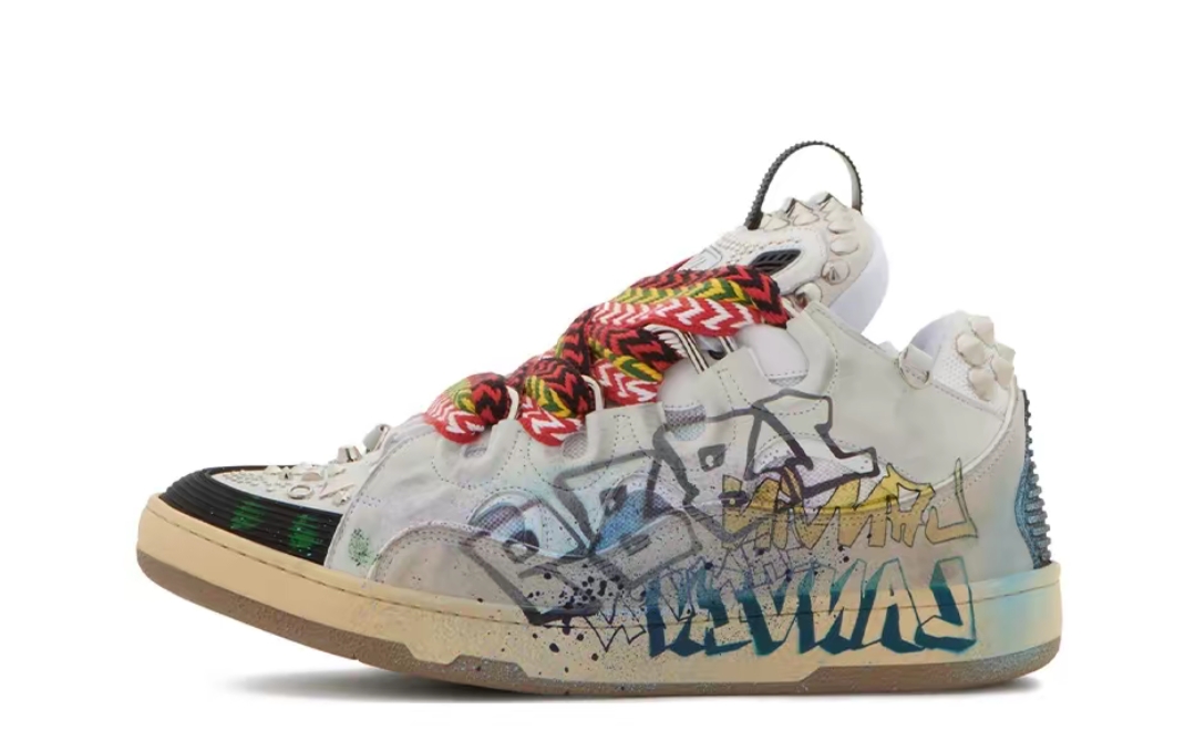 ef454d38f6e2911271e48c072ca96f31 Lanvin Curb Sneaker Graffiti - Image 1