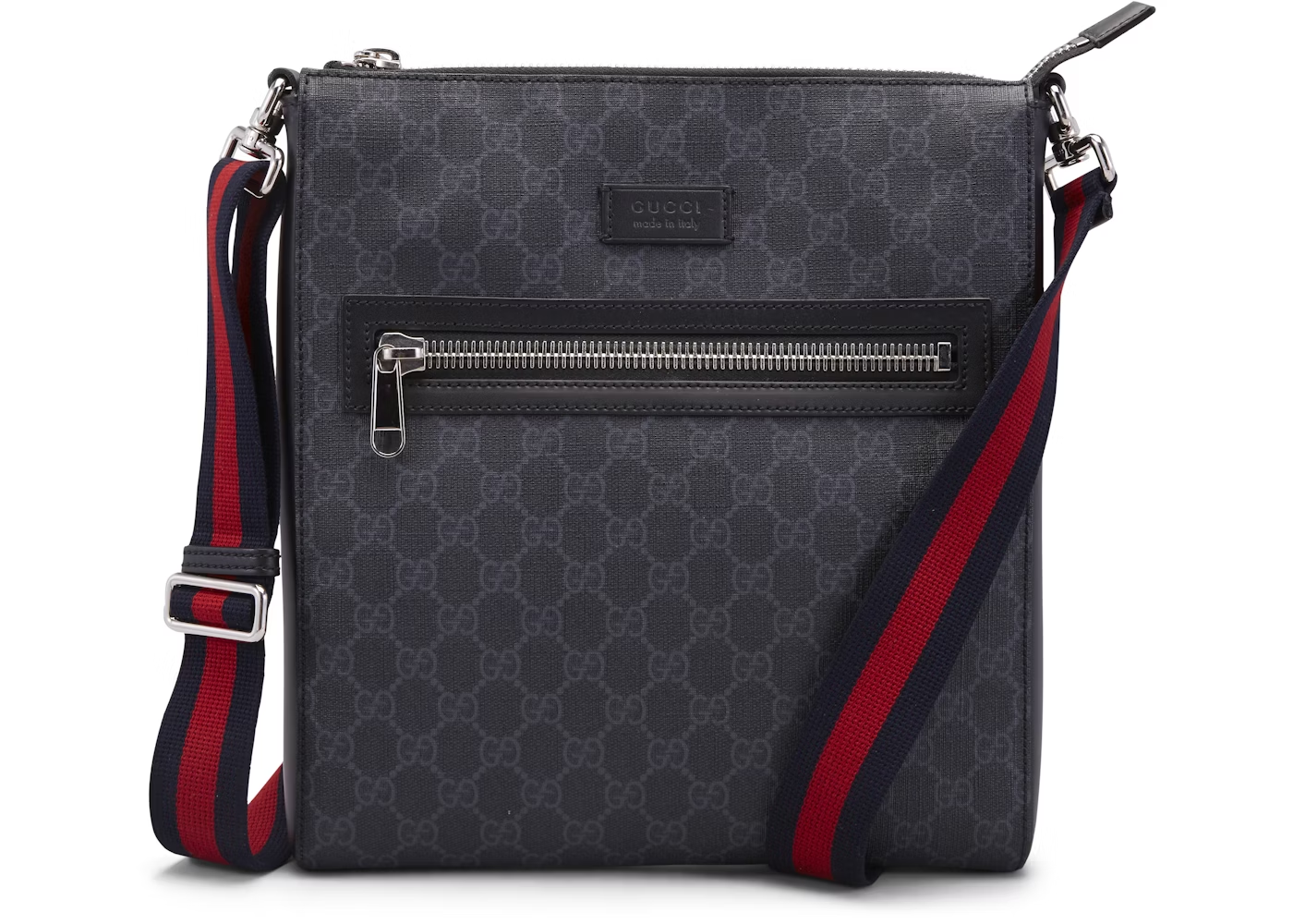 ef8f031204bb1ada3b48efec9f9a5dbe Gucci Messenger GG Supreme Black/Grey - Image 1