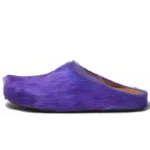 Marni Long hair Calfskin Fussbett Sabot Purple SBMR000600P623600C74