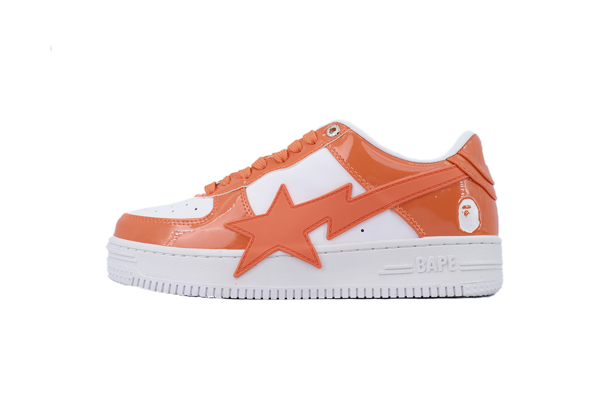 f2a6b16b4fa142cf8a9dc06b9c3d0445 Bape STA OZXSHMX91310N A BATHING APE White orange red - Image 1
