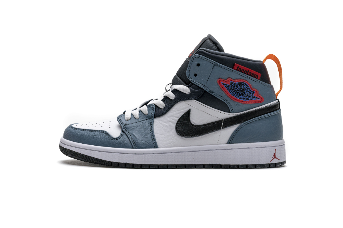 f491bad939747c8481cb9bb9589d6aab Air Jordan 1 Mid Fearless Facetasm CU2802-100 - Image 1