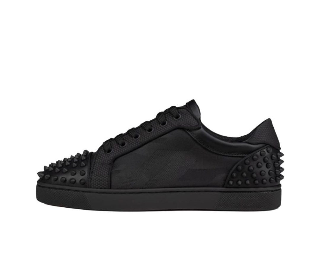 f607e411044d060646e83f4d23b46387 Christian Louboutin Seavaste 2 Orlato Flat Black - Image 1