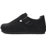 Birkenstock London Shearling Suede Leather Black 1014960