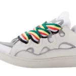 Lanvin Curb Sneakers White