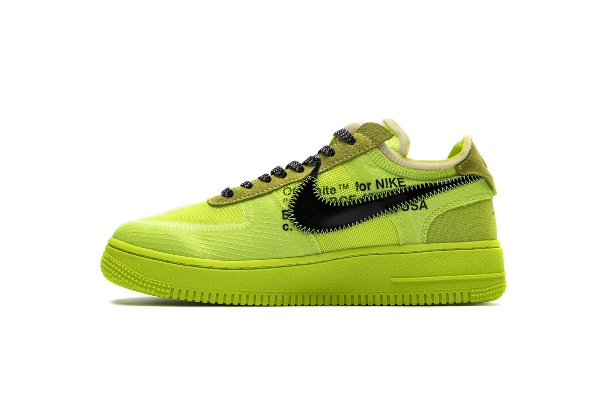 fc3a0367f02efad99ab0b1dd2cb1e5a0 Nike Air Force 1 Low Off-White Volt AO4606-700 - Image 1